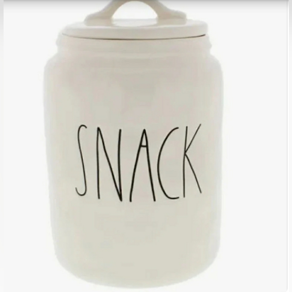NWT Rae Dunn SNACK Medium Size Canister